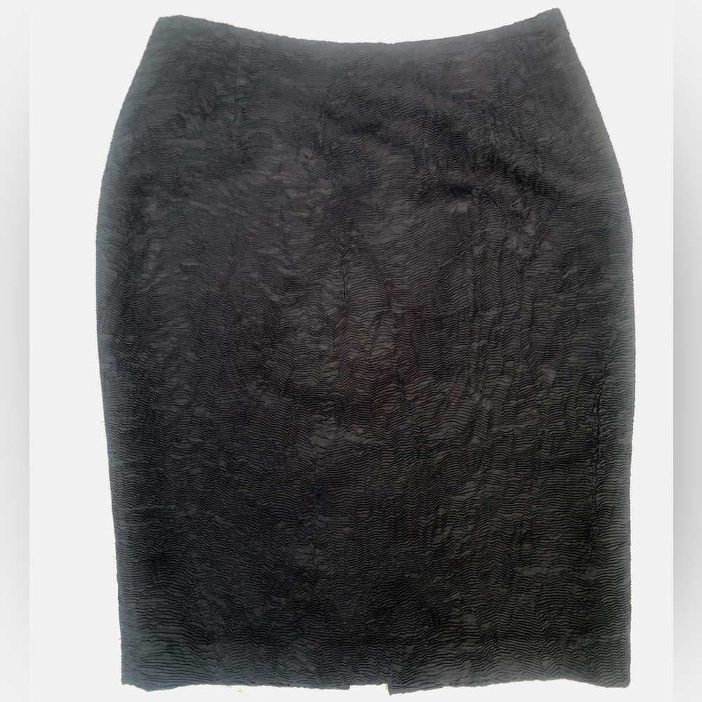 Sunny Choi textured black pencil skirt size 4